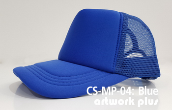 CAP SIMPLE- CS-MP-04, Blue, หมวกตาข่าย, หมวกแก๊ปตาข่าย, หมวกแก๊ปสำเร็จรูป, หมวกแก๊ปพร้อมส่ง, หมวกแก๊ปราคาถูก, หมวกตาข่ายสีน้ำเงิน